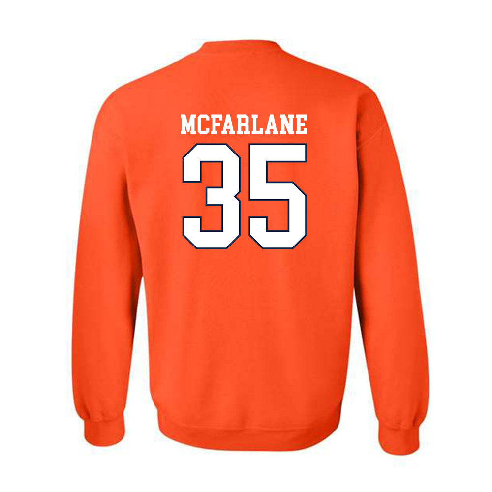 Virginia - NCAA Men's Lacrosse : Burke McFarlane - Crewneck Sweatshirt Replica Shersey