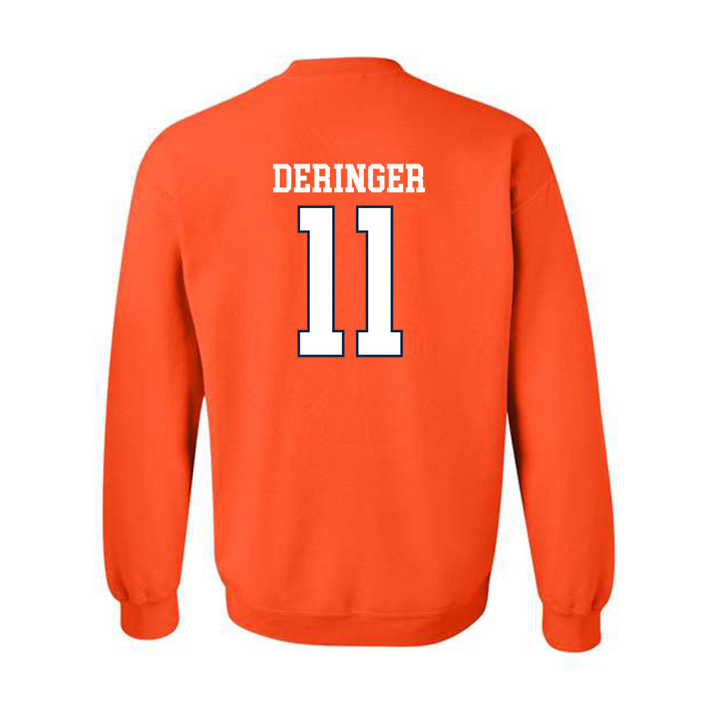 Virginia - NCAA Men's Lacrosse : Caulley Deringer - Crewneck Sweatshirt Replica Shersey