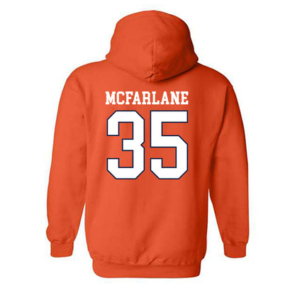 Virginia - NCAA Men's Lacrosse : Burke McFarlane - Hooded Sweatshirt Replica Shersey