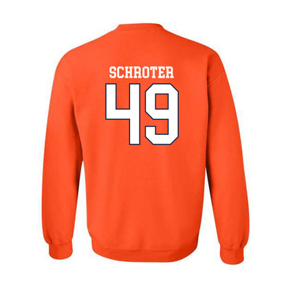 Virginia - NCAA Men's Lacrosse : John Schroter - Crewneck Sweatshirt Replica Shersey