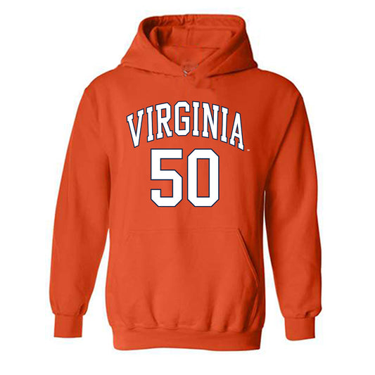 Virginia - NCAA Men's Lacrosse : Tucker Mullen - Replica Shersey Hooded Sweatshirt-0
