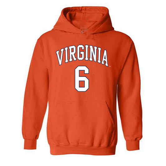 Virginia - NCAA Men's Lacrosse : Will Inderlied - Hooded Sweatshirt Replica Shersey