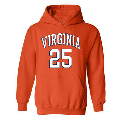 Virginia - NCAA Men's Lacrosse : Henry Metz - Hooded Sweatshirt Replica Shersey