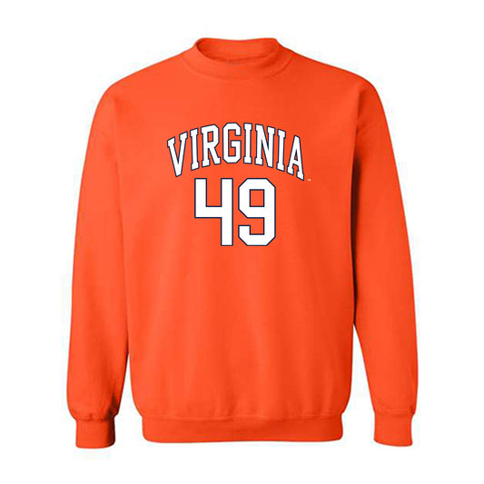 Virginia - NCAA Men's Lacrosse : John Schroter - Crewneck Sweatshirt Replica Shersey