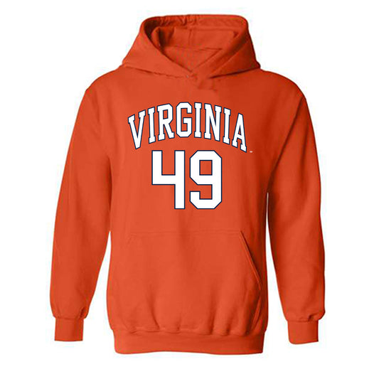 Virginia - NCAA Men's Lacrosse : John Schroter - Hooded Sweatshirt Replica Shersey