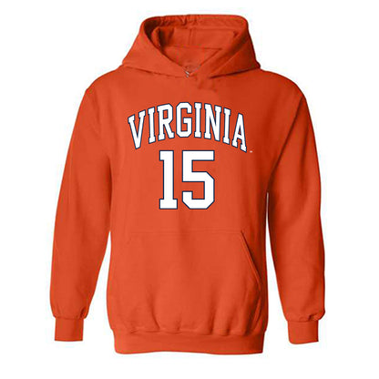 Virginia - NCAA Men's Lacrosse : Michael Prestipino - Hooded Sweatshirt Replica Shersey