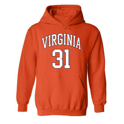 Virginia - NCAA Men's Lacrosse : Colin Hook - Hooded Sweatshirt Replica Shersey