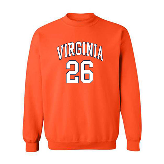 Virginia - NCAA Men's Lacrosse : Griffin Schutz - Crewneck Sweatshirt Replica Shersey