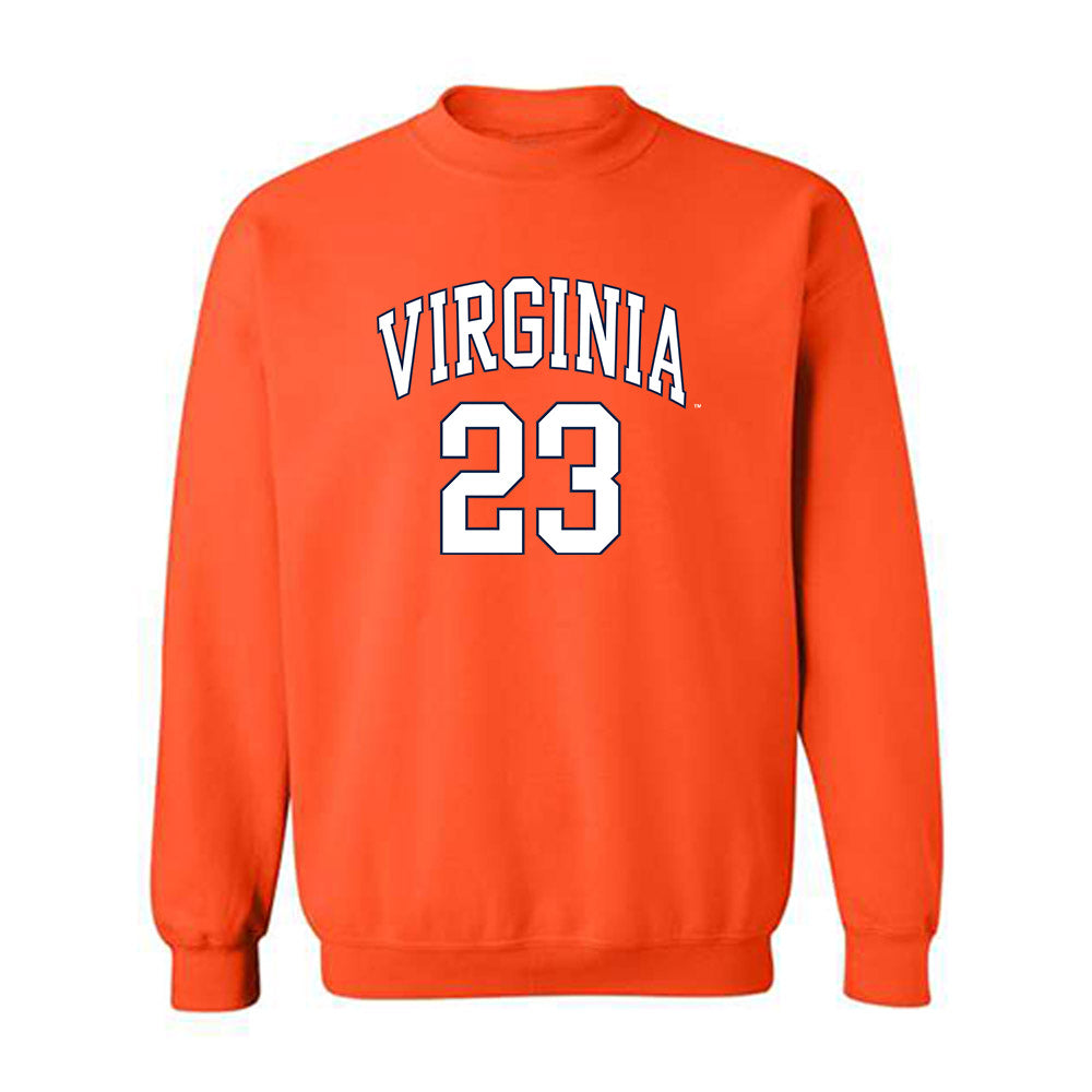 Virginia - NCAA Men's Lacrosse : Chase Yager - Crewneck Sweatshirt Replica Shersey