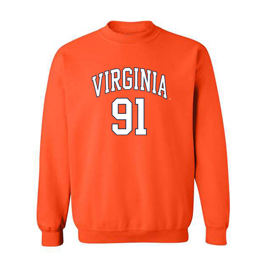 Virginia - NCAA Men's Lacrosse : Cole Webber - Crewneck Sweatshirt Replica Shersey