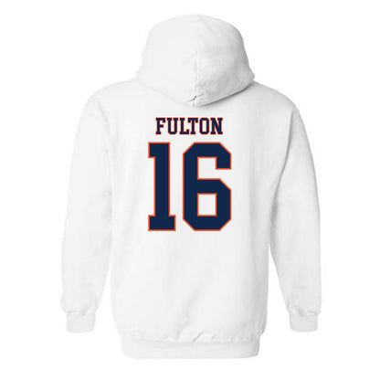 Virginia - NCAA Men's Lacrosse : George Fulton - Hooded Sweatshirt Replica Shersey