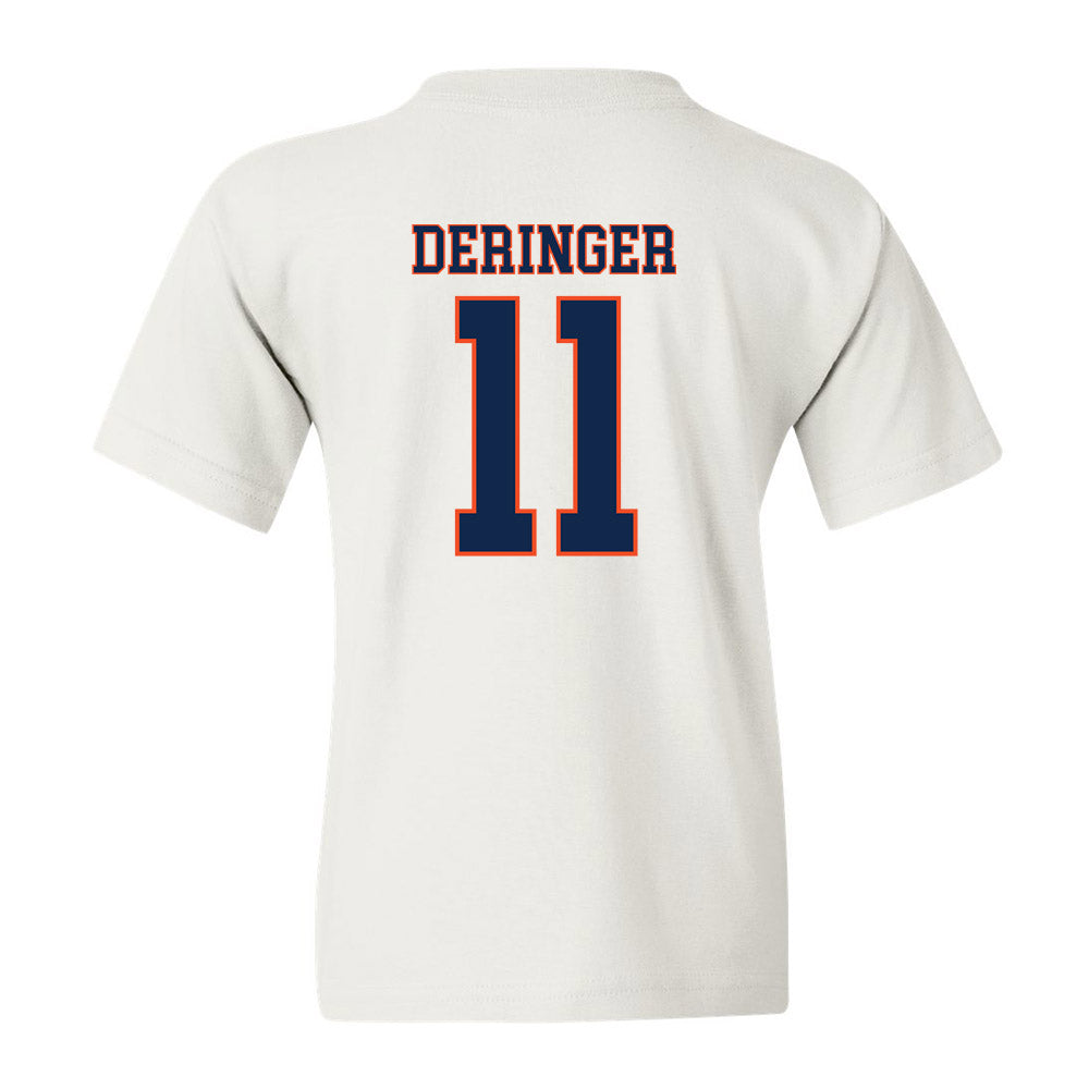 Virginia - NCAA Men's Lacrosse : Caulley Deringer - Youth T-Shirt Replica Shersey