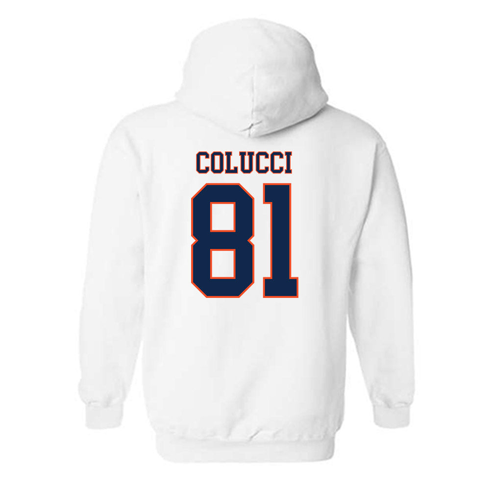 Virginia - NCAA Men's Lacrosse : Thomas Colucci - Hooded Sweatshirt Replica Shersey