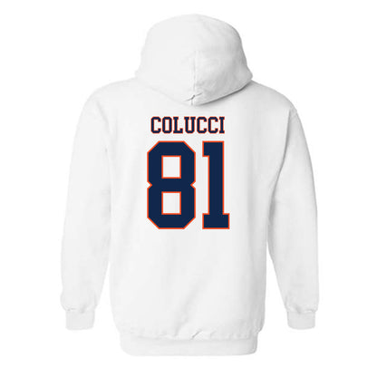 Virginia - NCAA Men's Lacrosse : Thomas Colucci - Hooded Sweatshirt Replica Shersey