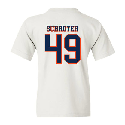 Virginia - NCAA Men's Lacrosse : John Schroter - Youth T-Shirt Replica Shersey