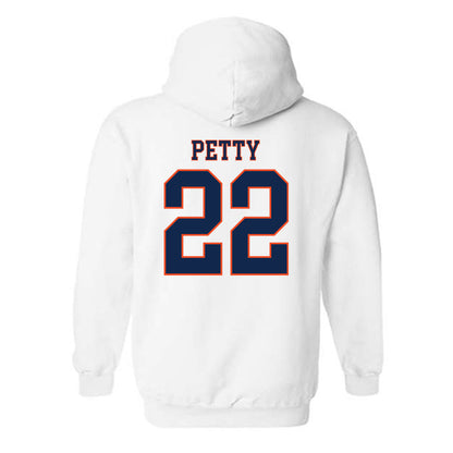 Virginia - NCAA Men's Lacrosse : Eli Petty - Hooded Sweatshirt Replica Shersey