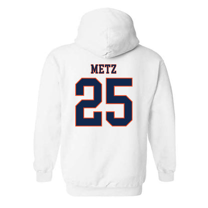 Virginia - NCAA Men's Lacrosse : Henry Metz - Hooded Sweatshirt Replica Shersey