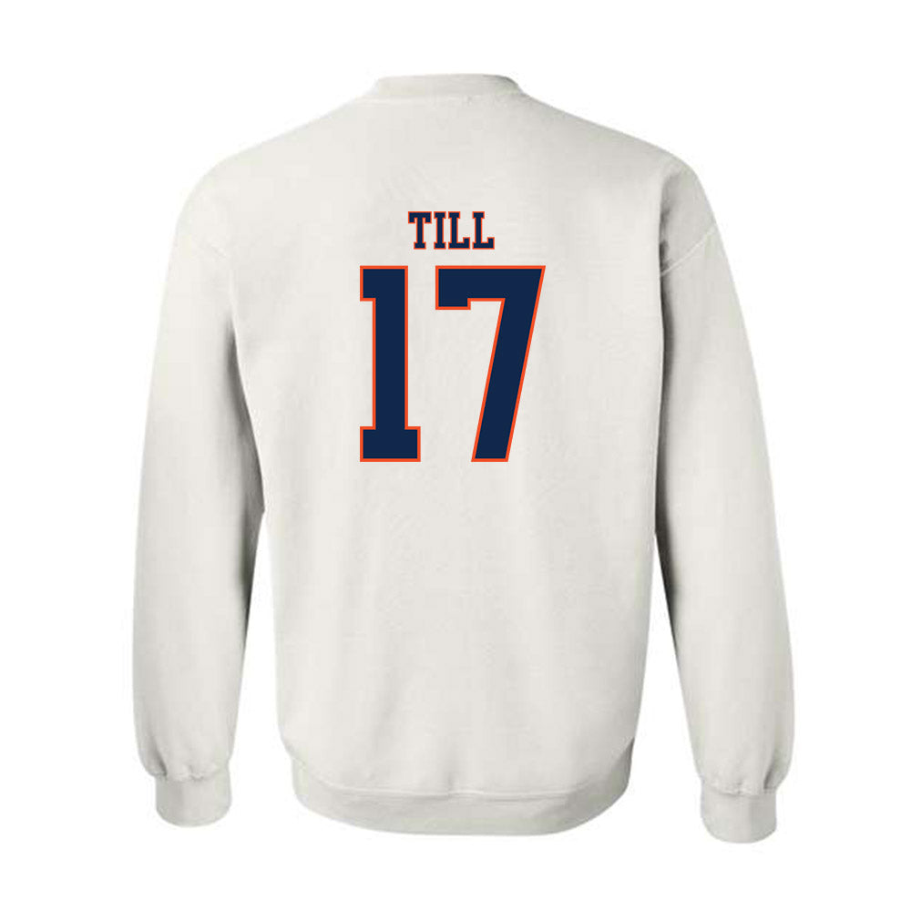 Virginia - NCAA Men's Lacrosse : Macklin Till - Crewneck Sweatshirt Replica Shersey