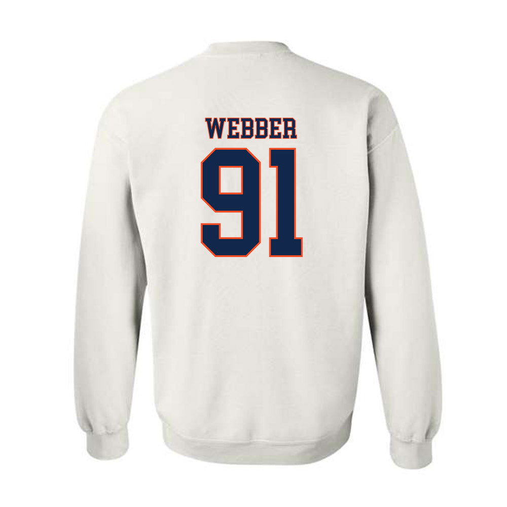 Virginia - NCAA Men's Lacrosse : Cole Webber - Crewneck Sweatshirt Replica Shersey