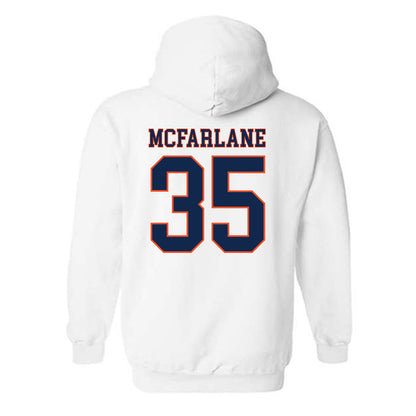 Virginia - NCAA Men's Lacrosse : Burke McFarlane - Hooded Sweatshirt Replica Shersey