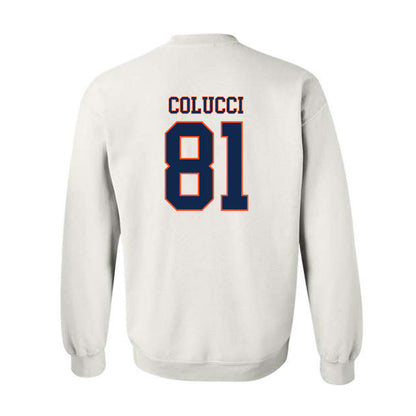 Virginia - NCAA Men's Lacrosse : Thomas Colucci - Crewneck Sweatshirt Replica Shersey