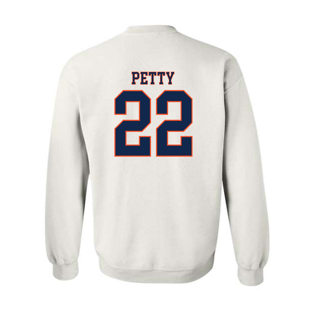 Virginia - NCAA Men's Lacrosse : Eli Petty - Crewneck Sweatshirt Replica Shersey