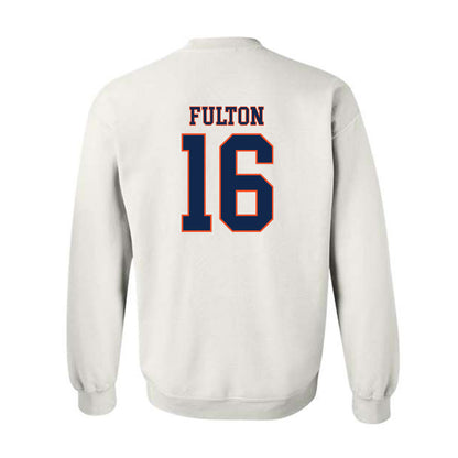 Virginia - NCAA Men's Lacrosse : George Fulton - Crewneck Sweatshirt Replica Shersey