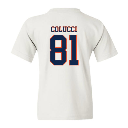 Virginia - NCAA Men's Lacrosse : Thomas Colucci - Youth T-Shirt Replica Shersey