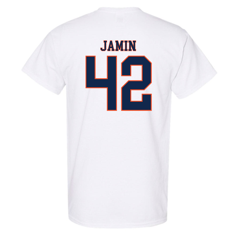 Virginia - NCAA Men's Lacrosse : Luke Jamin - Replica Shersey T-Shirt-1
