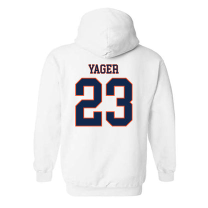 Virginia - NCAA Men's Lacrosse : Chase Yager - Hooded Sweatshirt Replica Shersey