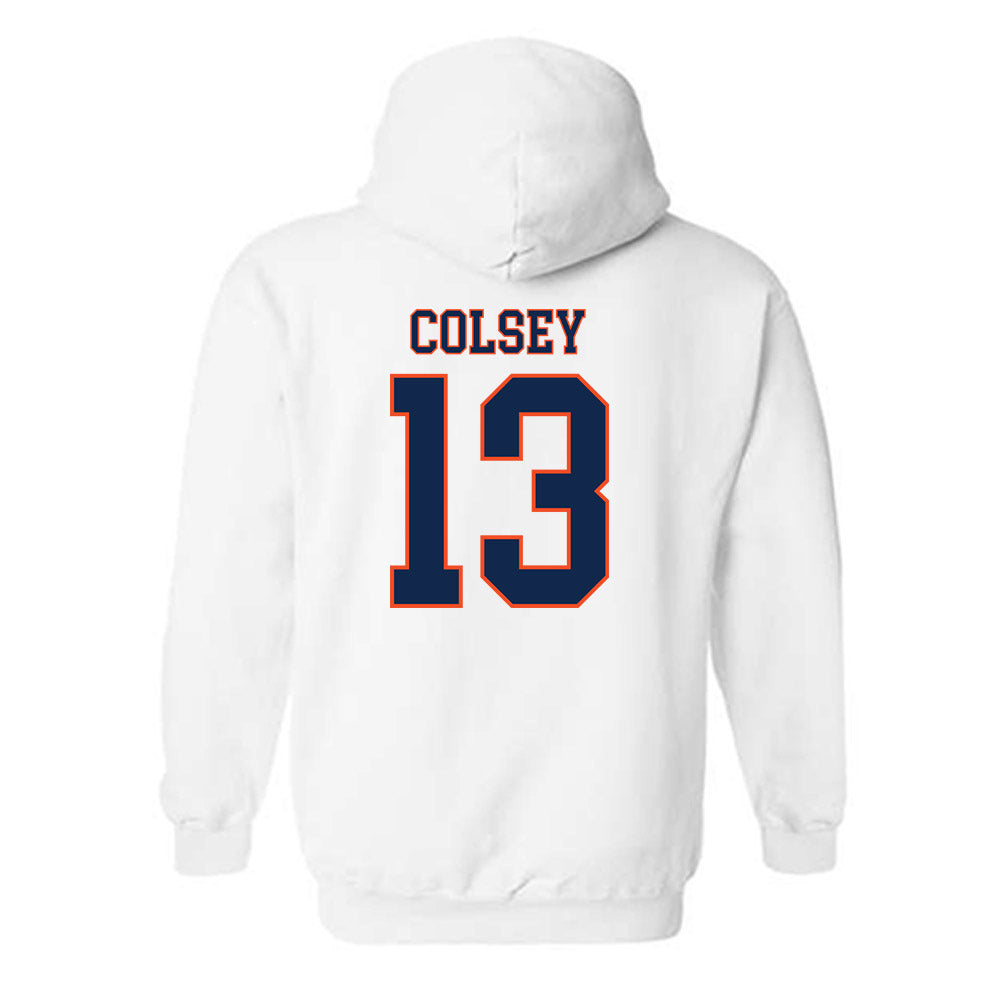 Virginia - NCAA Men's Lacrosse : Ryan Colsey - Hooded Sweatshirt Replica Shersey