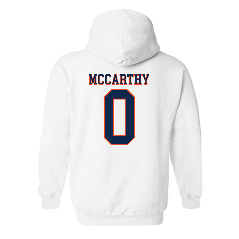 Virginia - NCAA Men's Lacrosse : Kian McCarthy - Replica Shersey Hooded Sweatshirt