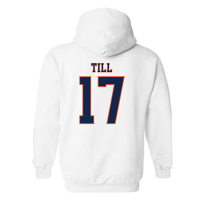 Virginia - NCAA Men's Lacrosse : Macklin Till - Hooded Sweatshirt Replica Shersey