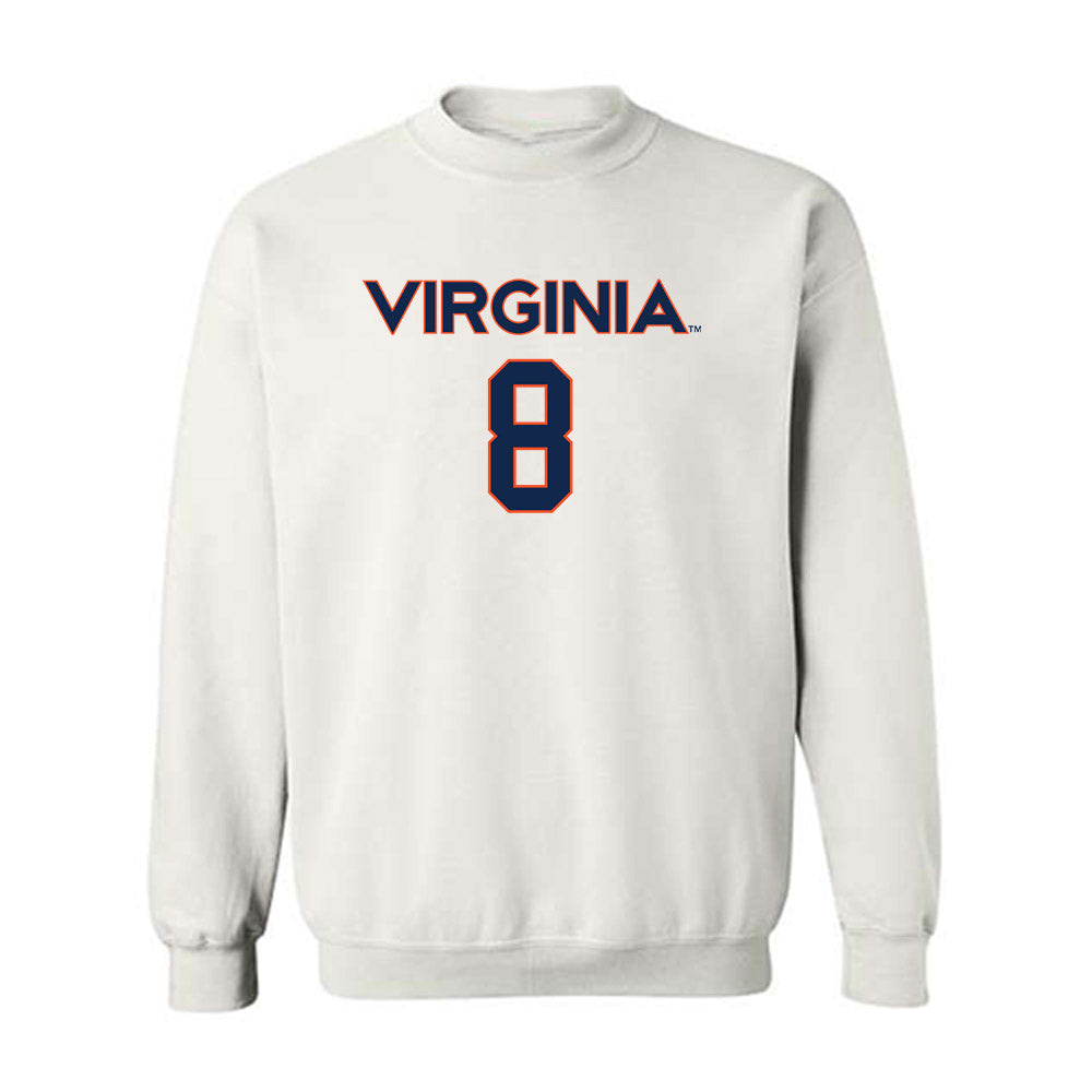 Virginia - NCAA Men's Lacrosse : Luke Pisani - Crewneck Sweatshirt Replica Shersey