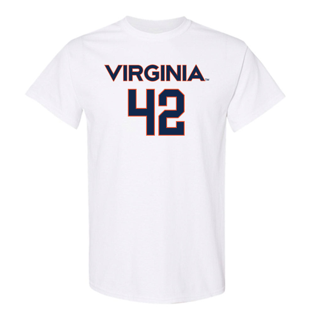 Virginia - NCAA Men's Lacrosse : Luke Jamin - Replica Shersey T-Shirt-0