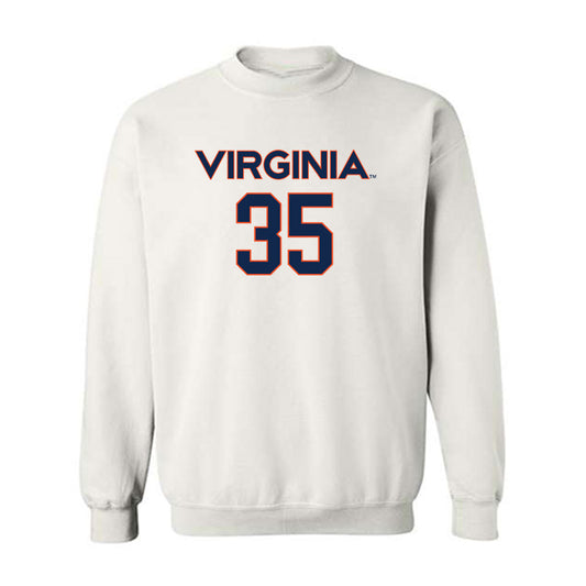 Virginia - NCAA Men's Lacrosse : Burke McFarlane - Crewneck Sweatshirt Replica Shersey