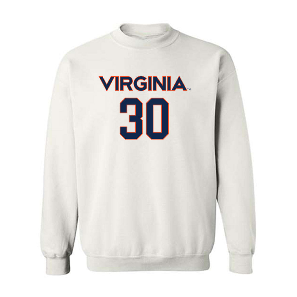 Virginia - NCAA Men's Lacrosse : Bennett Yue - Crewneck Sweatshirt Replica Shersey