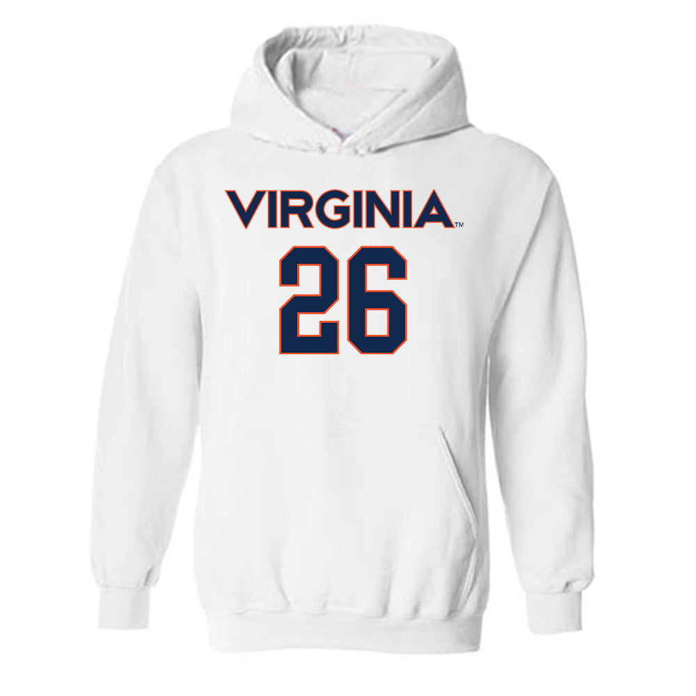 Virginia - NCAA Men's Lacrosse : Griffin Schutz - Hooded Sweatshirt Replica Shersey