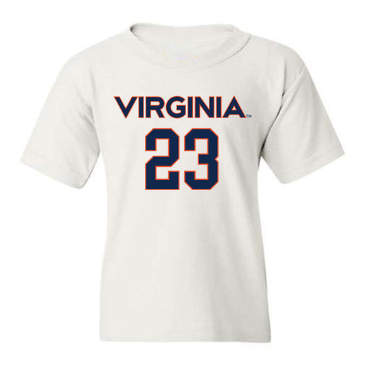 Virginia - NCAA Men's Lacrosse : Chase Yager - Youth T-Shirt Replica Shersey