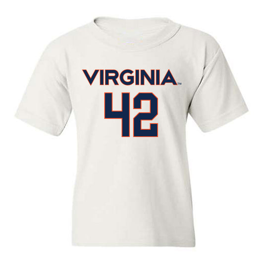 Virginia - NCAA Men's Lacrosse : Luke Jamin - Replica Shersey Youth T-Shirt-0