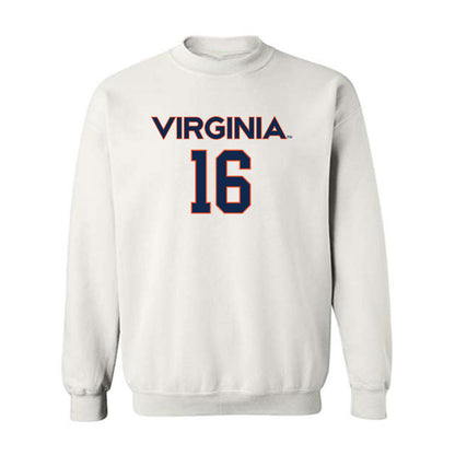 Virginia - NCAA Men's Lacrosse : George Fulton - Crewneck Sweatshirt Replica Shersey