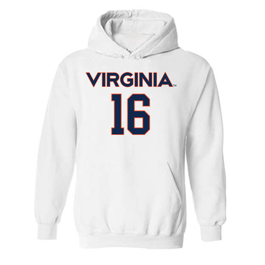 Virginia - NCAA Men's Lacrosse : George Fulton - Hooded Sweatshirt Replica Shersey