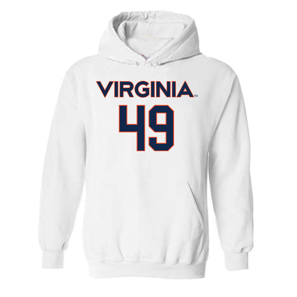 Virginia - NCAA Men's Lacrosse : John Schroter - Hooded Sweatshirt Replica Shersey