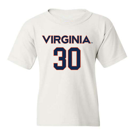 Virginia - NCAA Men's Lacrosse : Bennett Yue - Youth T-Shirt Replica Shersey