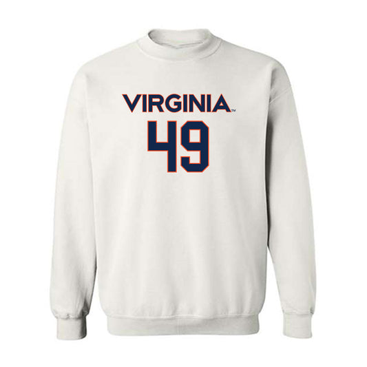 Virginia - NCAA Men's Lacrosse : John Schroter - Crewneck Sweatshirt Replica Shersey