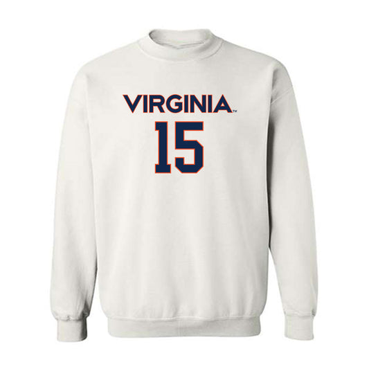 Virginia - NCAA Men's Lacrosse : Michael Prestipino - Crewneck Sweatshirt Replica Shersey