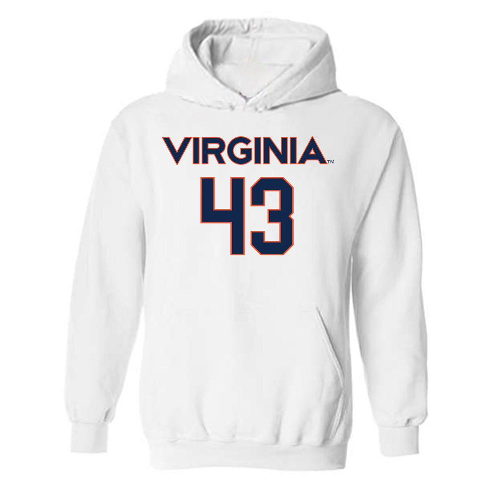 Virginia - NCAA Men's Lacrosse : Mitchell Whalen - Hooded Sweatshirt Replica Shersey