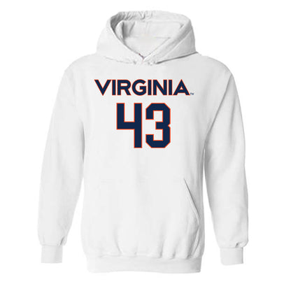 Virginia - NCAA Men's Lacrosse : Mitchell Whalen - Hooded Sweatshirt Replica Shersey