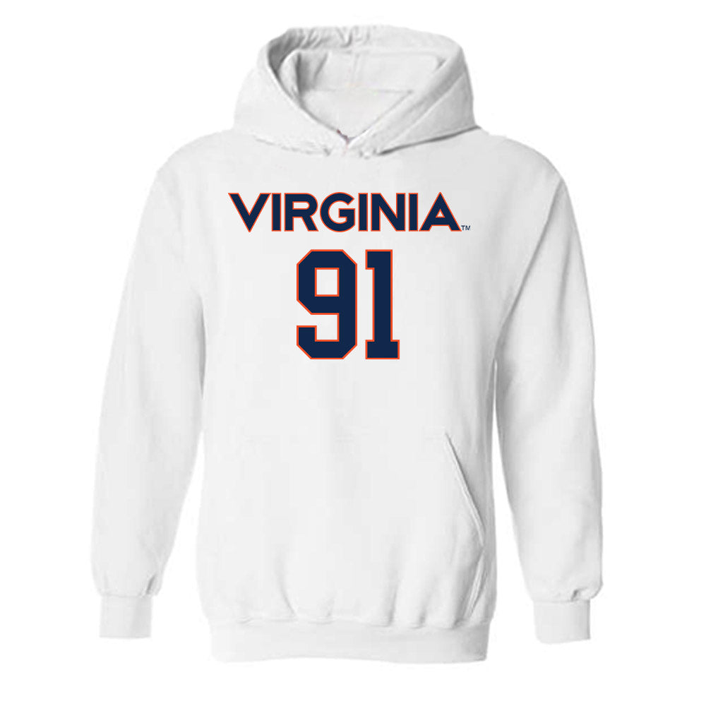 Virginia - NCAA Men's Lacrosse : Cole Webber - Hooded Sweatshirt Replica Shersey