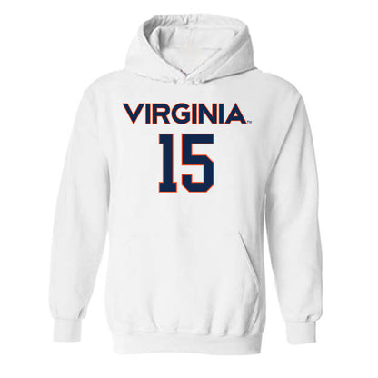 Virginia - NCAA Men's Lacrosse : Michael Prestipino - Hooded Sweatshirt Replica Shersey